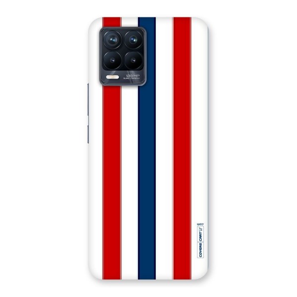 Tricolor Stripes Back Case for Realme 8 Pro