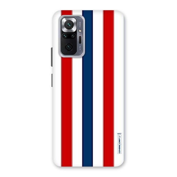 Tricolor Stripes Back Case for Redmi Note 10 Pro Max