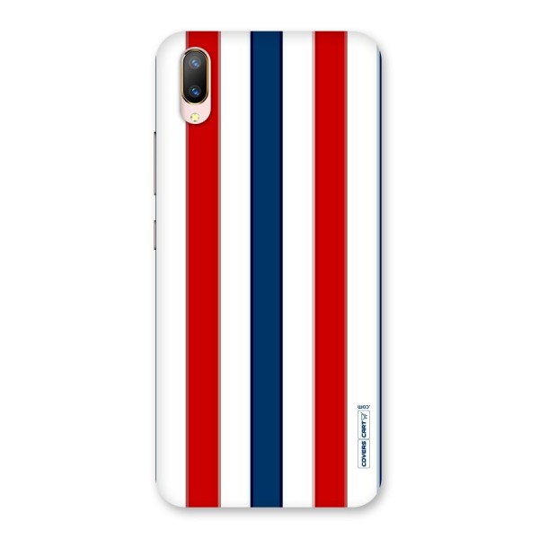 Tricolor Stripes Back Case for Vivo V11 Pro