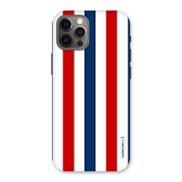 Tricolor Stripes Back Case for iPhone 12 Pro