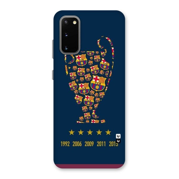 Trophy Team Back Case for Galaxy S20