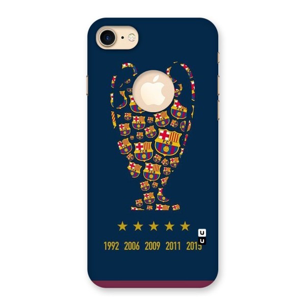 Trophy Team Back Case for iPhone 7 Logo Cut