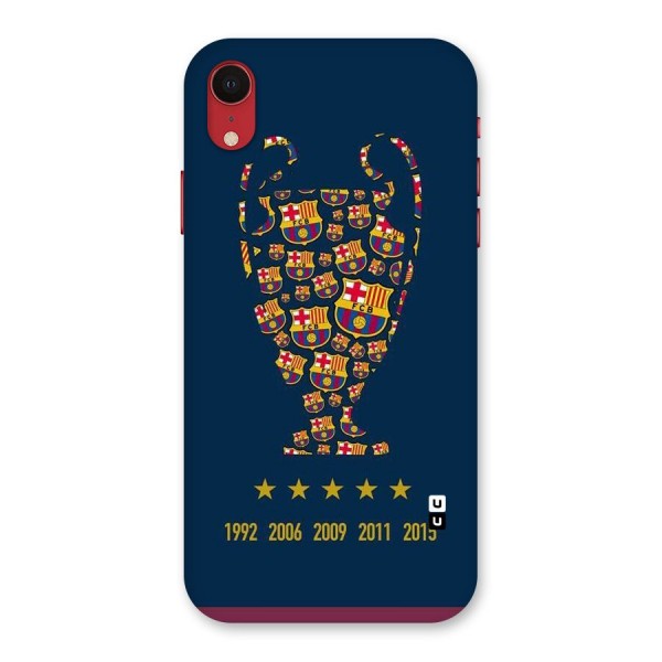 Trophy Team Back Case for iPhone XR