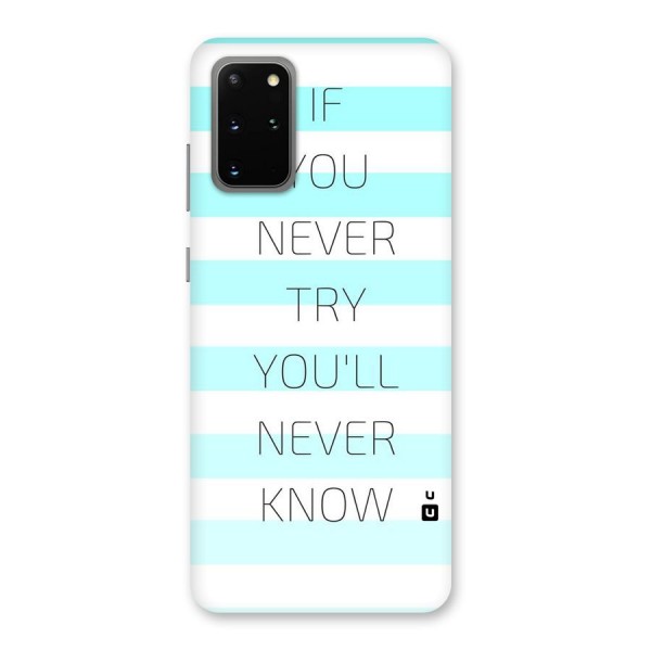 Try Know Back Case for Galaxy S20 Plus