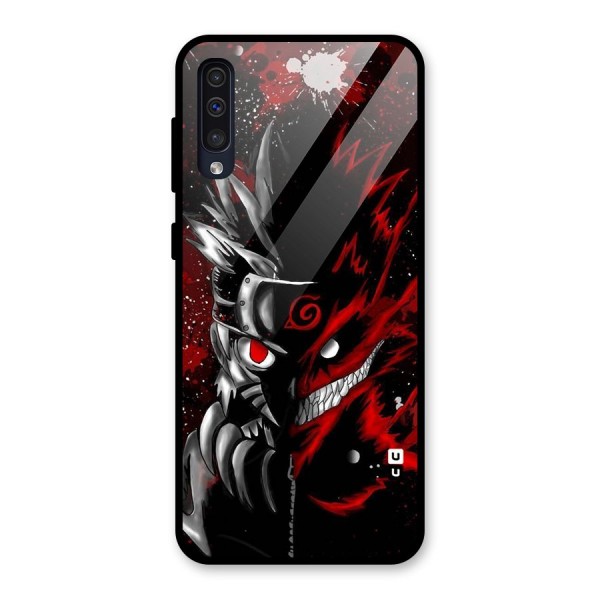 Two Face Naruto Glass Back Case for Galaxy A50