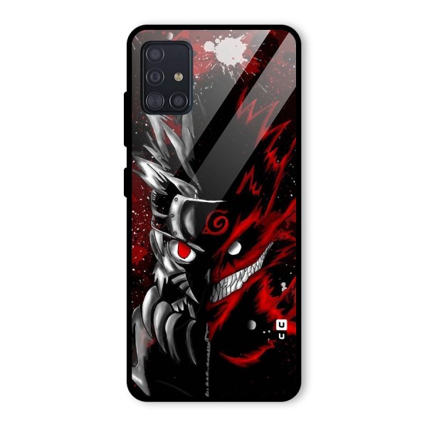 Two Face Naruto Glass Back Case for Galaxy A51