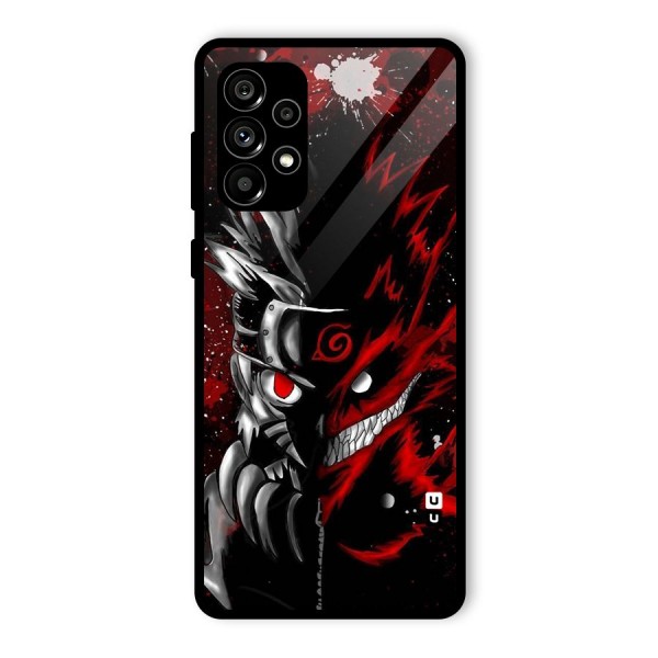 Two Face Naruto Glass Back Case for Galaxy A73 5G