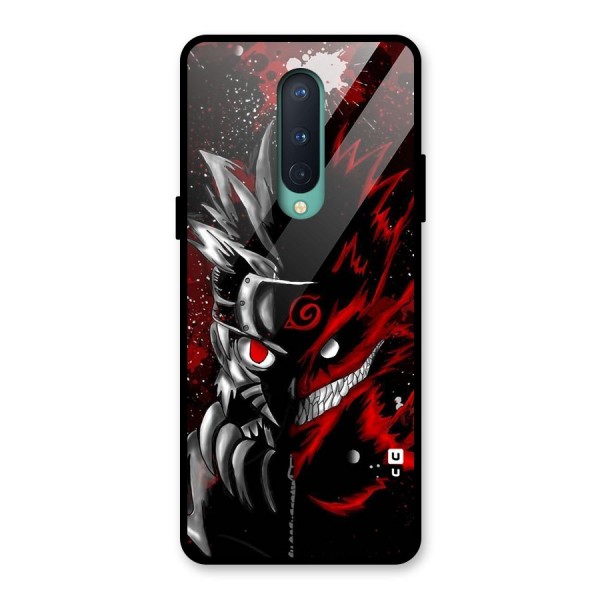 Two Face Naruto Glass Back Case for OnePlus 8