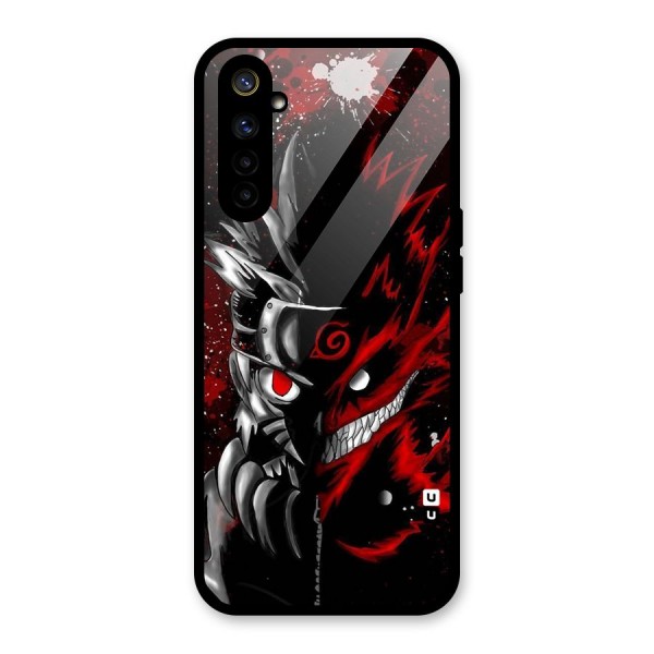 Two Face Naruto Glass Back Case for Realme 6