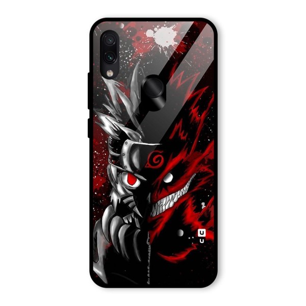 Two Face Naruto Glass Back Case for Redmi Note 7 Pro
