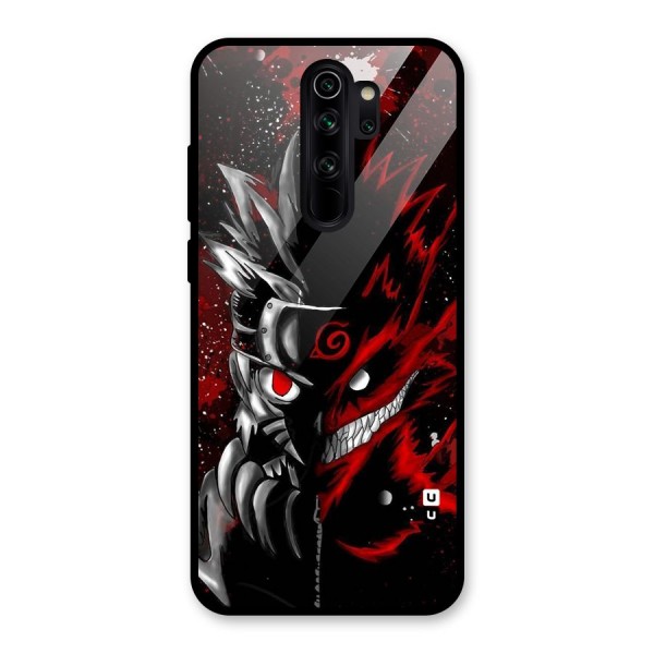 Two Face Naruto Glass Back Case for Redmi Note 8 Pro