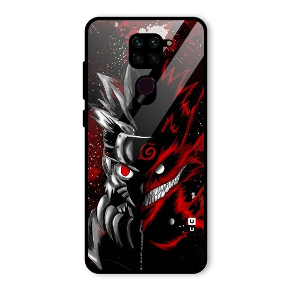 Two Face Naruto Glass Back Case for Redmi Note 9