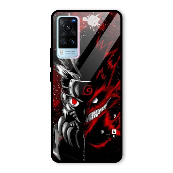Two Face Naruto Glass Back Case for Vivo X60