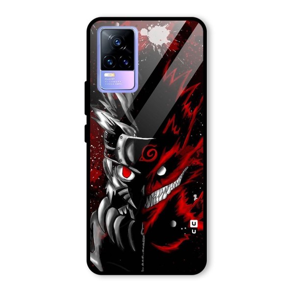 Two Face Naruto Glass Back Case for Vivo Y73