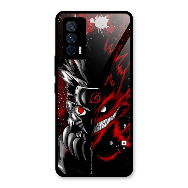 Two Face Naruto Glass Back Case for Vivo iQOO 7 5G