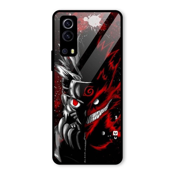 Two Face Naruto Glass Back Case for Vivo iQOO Z3