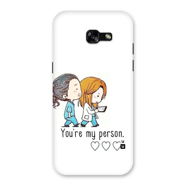 Two Friends In Coat Back Case for Galaxy A5 2017