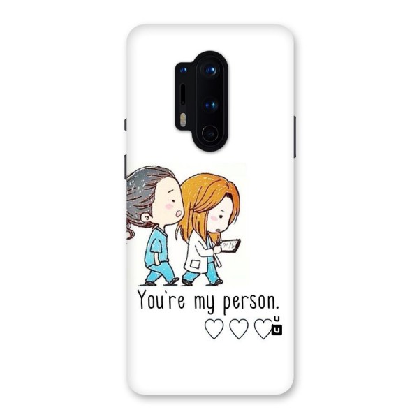 Two Friends In Coat Back Case for OnePlus 8 Pro