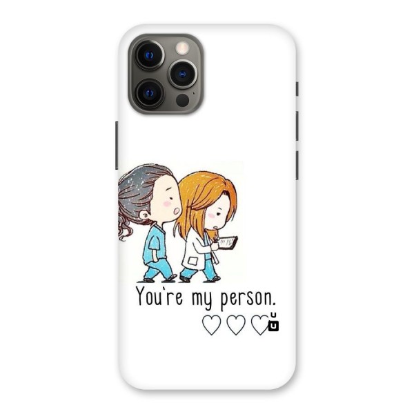 Two Friends In Coat Back Case for iPhone 12 Pro Max
