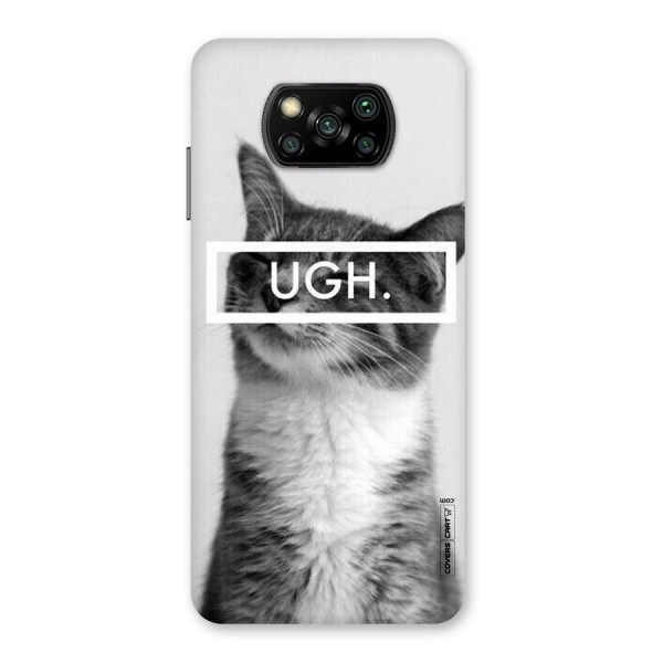 Ugh Kitty Back Case for Poco X3