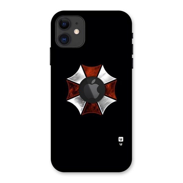 Umbrella Design Back Case for iPhone 11 Logo Cut