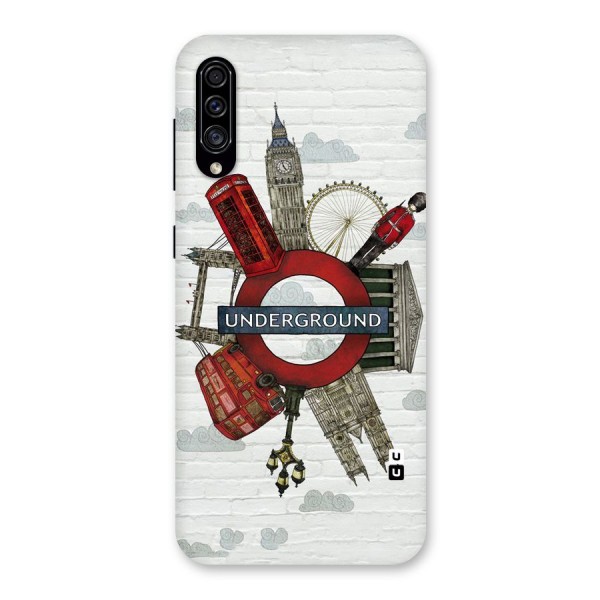 Underground Design Back Case for Galaxy A30s