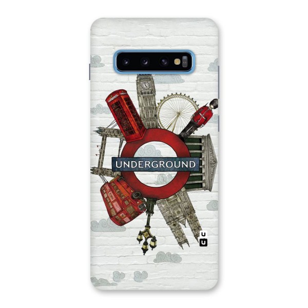 Underground Design Back Case for Galaxy S10 Plus