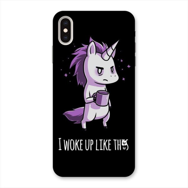 Unicorn Morning Back Case for iPhone XS Max