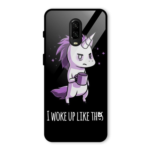 Unicorn Morning Glass Back Case for OnePlus 6T