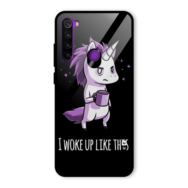 Unicorn Morning Glass Back Case for Redmi Note 8