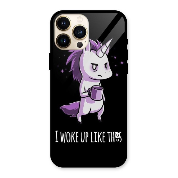 Unicorn Morning Glass Back Case for iPhone 13 Pro Max