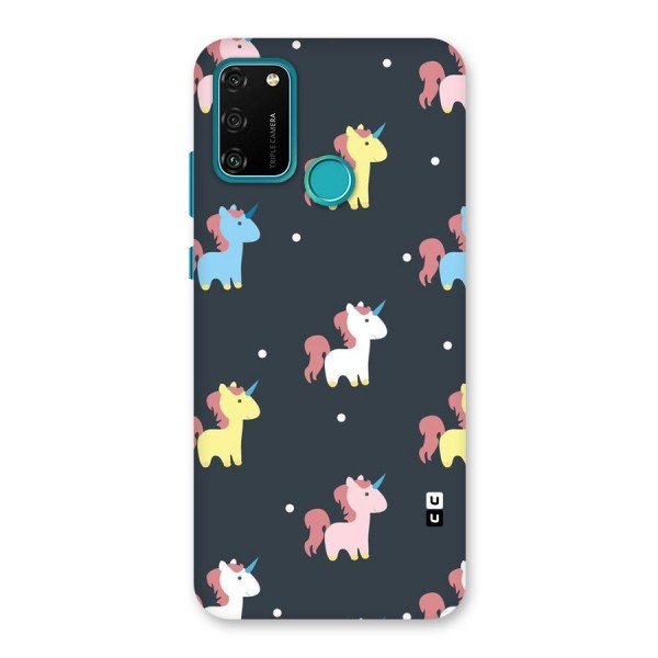 Unicorn Pattern Back Case for Honor 9A