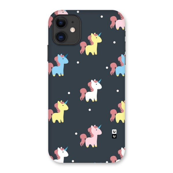 Unicorn Pattern Back Case for iPhone 11