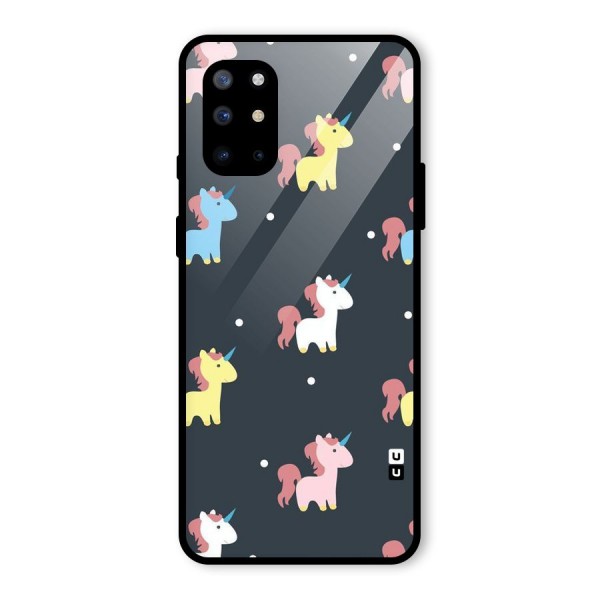 Unicorn Pattern Glass Back Case for OnePlus 8T