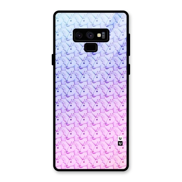 Unicorn Shade Glass Back Case for Galaxy Note 9