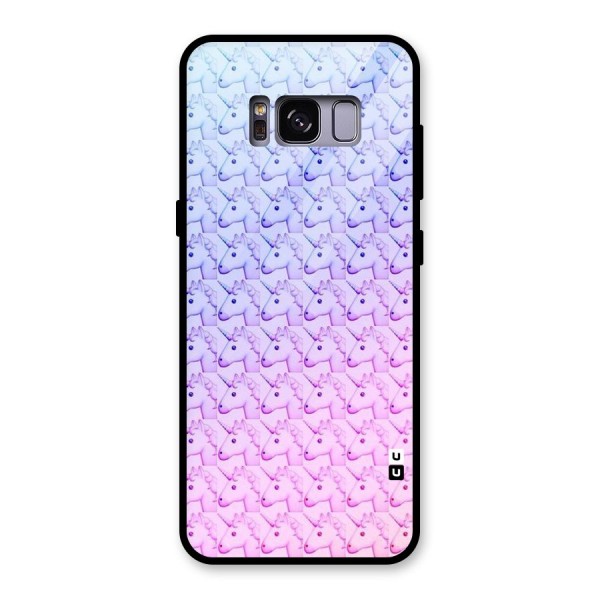 Unicorn Shade Glass Back Case for Galaxy S8