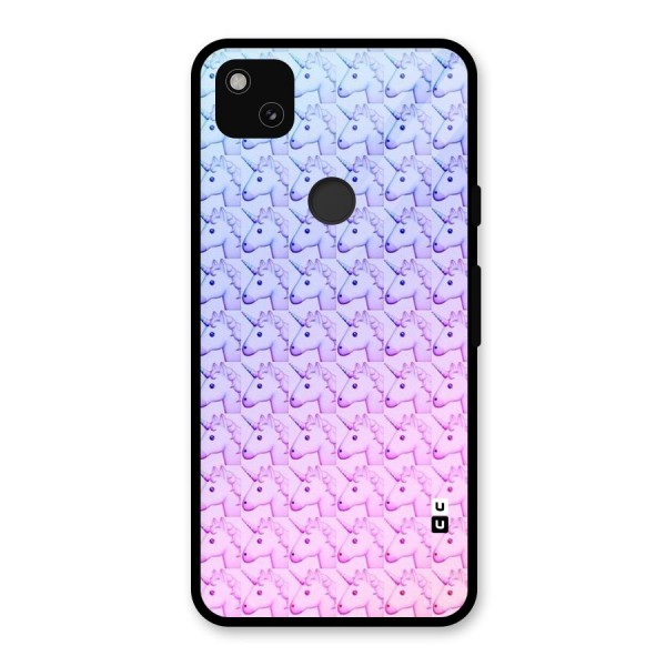 Unicorn Shade Glass Back Case for Google Pixel 4a