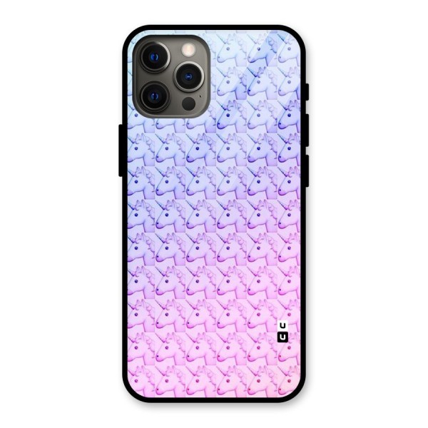 Unicorn Shade Glass Back Case for iPhone 12 Pro Max
