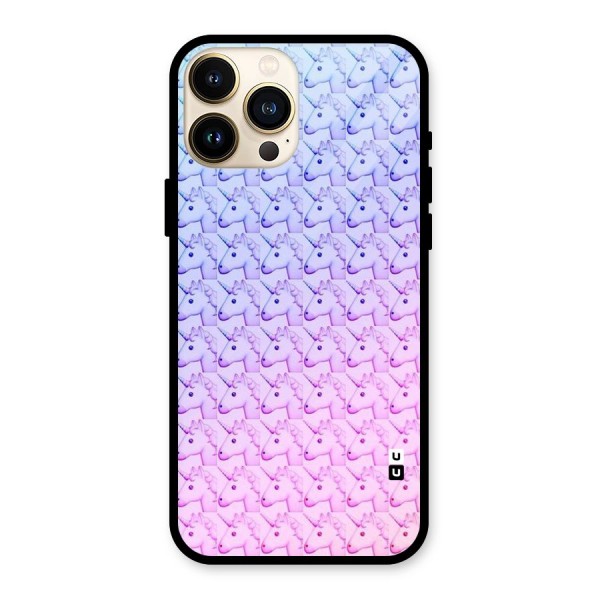 Unicorn Shade Glass Back Case for iPhone 13 Pro Max