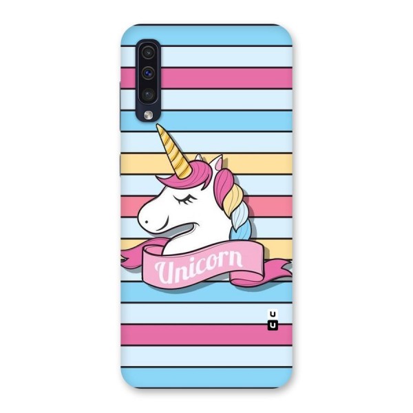 Unicorn Stripes Back Case for Galaxy A50