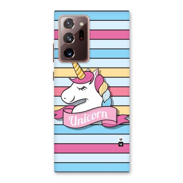 Unicorn Stripes Back Case for Galaxy Note 20 Ultra