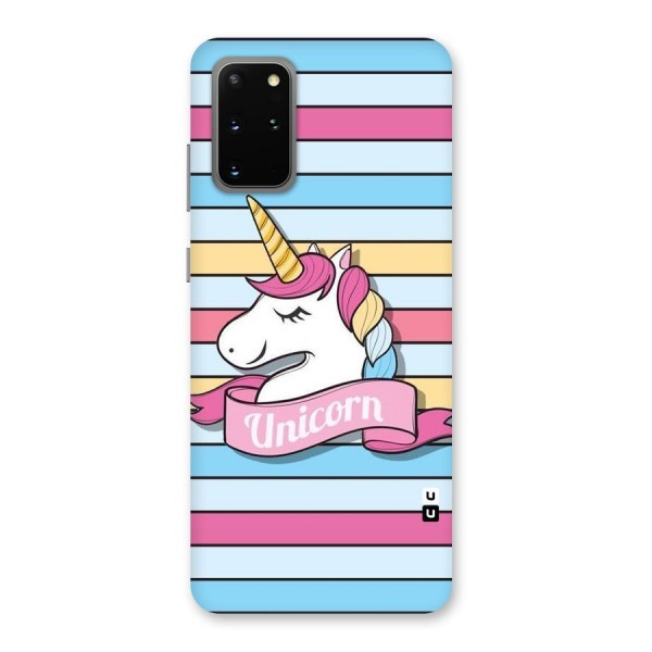 Unicorn Stripes Back Case for Galaxy S20 Plus