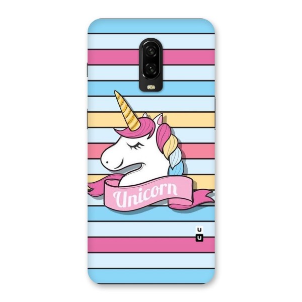 Unicorn Stripes Back Case for OnePlus 6T