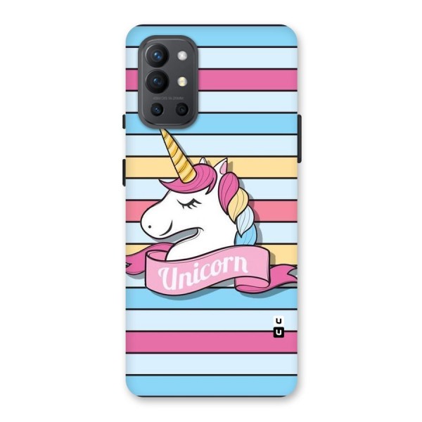 Unicorn Stripes Back Case for OnePlus 9R