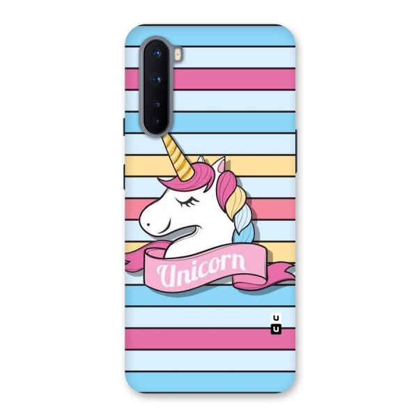 Unicorn Stripes Back Case for OnePlus Nord