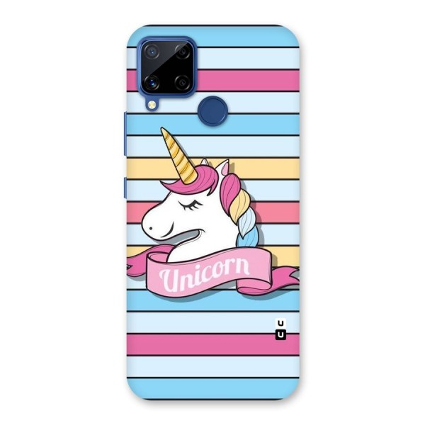 Unicorn Stripes Back Case for Realme Narzo 30A