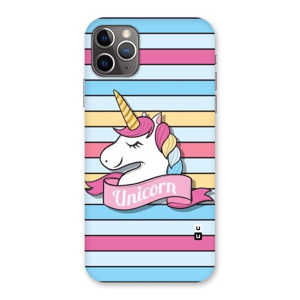 Unicorn Stripes Back Case for iPhone 11 Pro Max