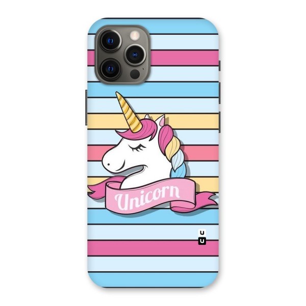 Unicorn Stripes Back Case for iPhone 12 Pro Max