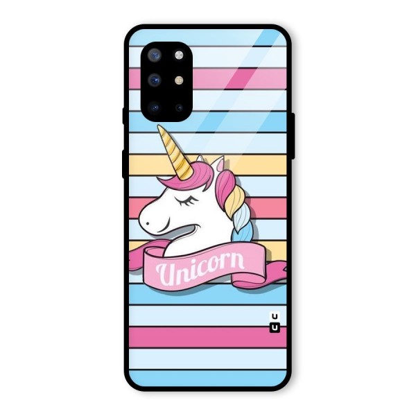 Unicorn Stripes Glass Back Case for OnePlus 8T