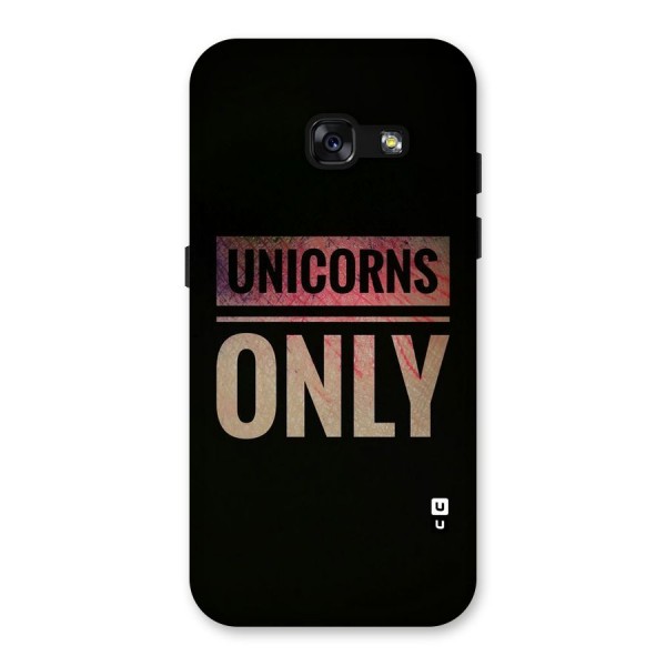 Unicorns Only Back Case for Galaxy A3 (2017)
